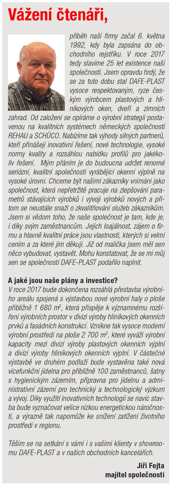 ÚVODNÍ SLOVO BULLETINU - bulletin-dafe-2017-uvodni-slovo-big