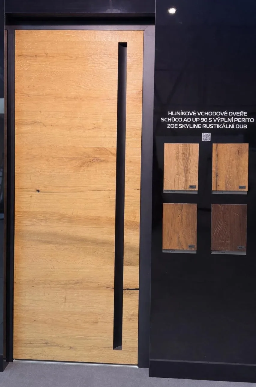 Schüco AD UP 90 s výplní Perito Sky ZOE